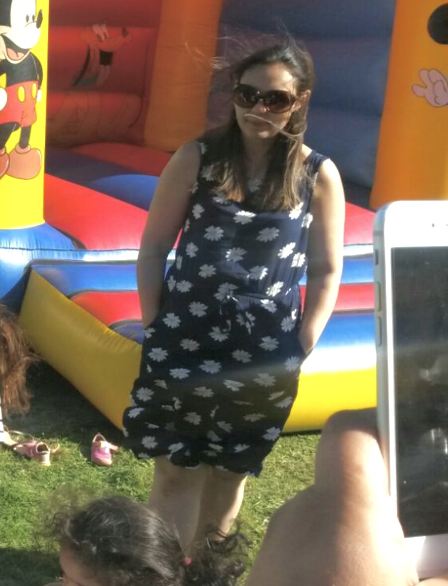 Wafaa at a family celebration several years ago